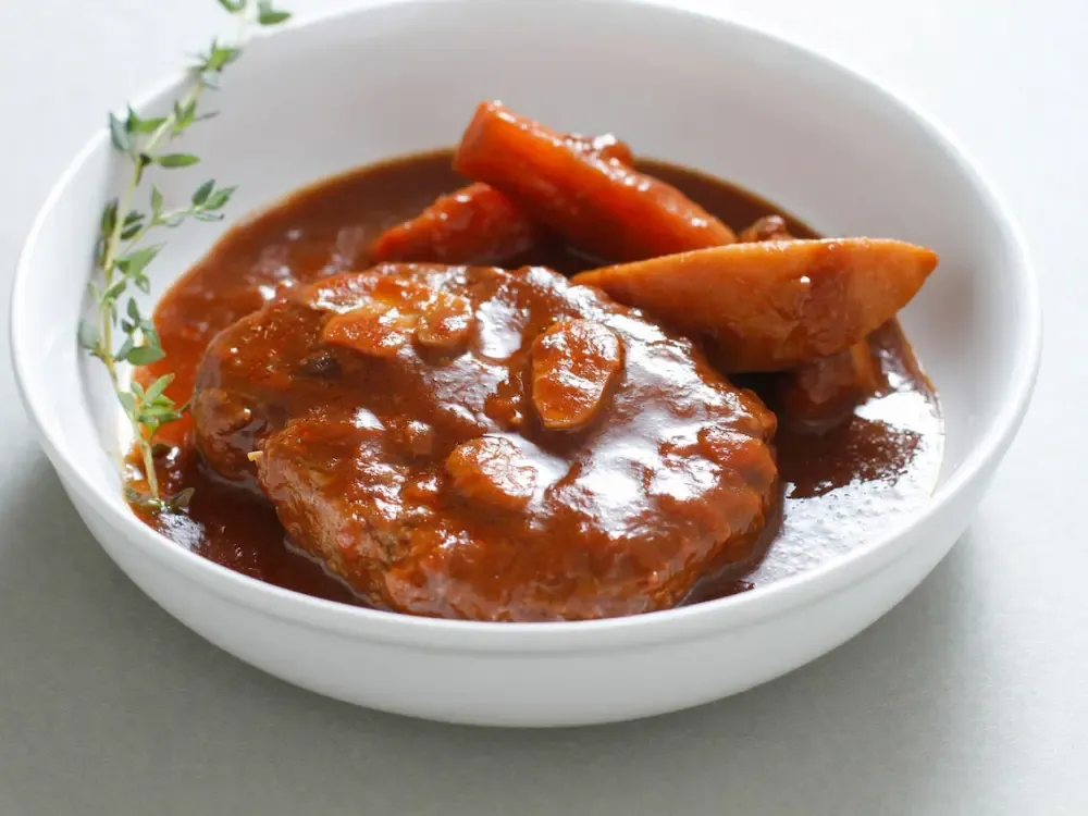 エゾの杜 鹿肉レトルト ワイン煮込みハンバーグ